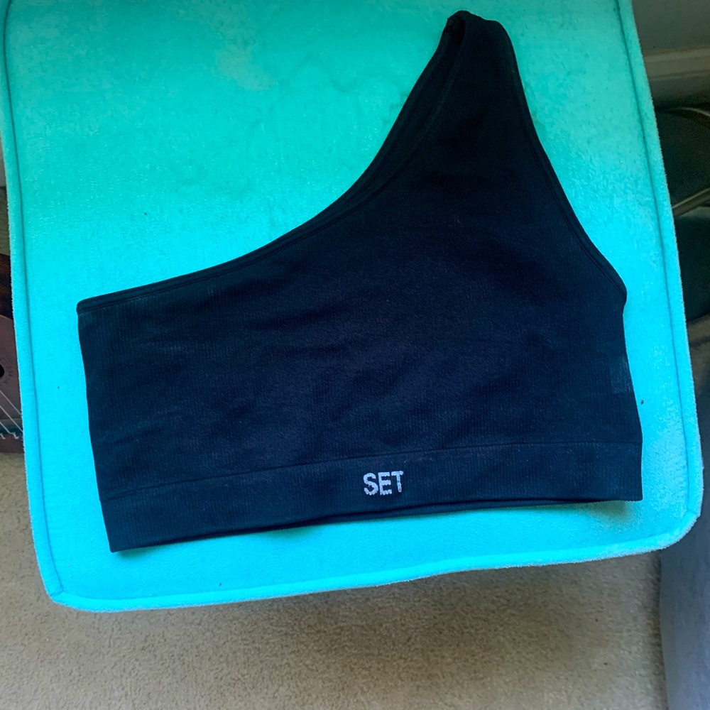 SET One Shoulder Sports Bra